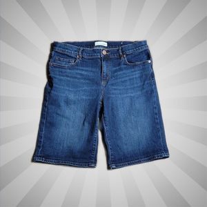 Universal Thread Denim Jean Shorts ~ Sz 00/24R ~ Blue ~ Low Rise ~ 8" Inseam